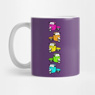 Ape Piaggio fluo Mug